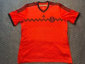 Adidas Mexico 2014 World Cup Away Soccer Jersey Red Men’s Size 2XL